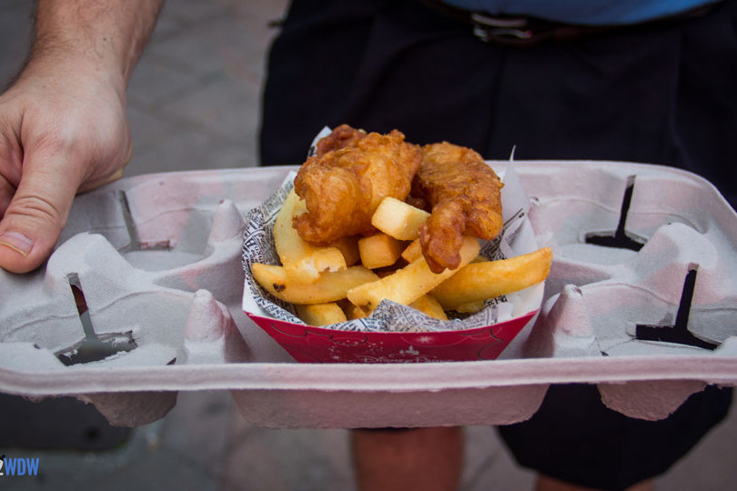 Fish and Chips - Yorkshire County Fish Shop - Epcot Dining - Disney World