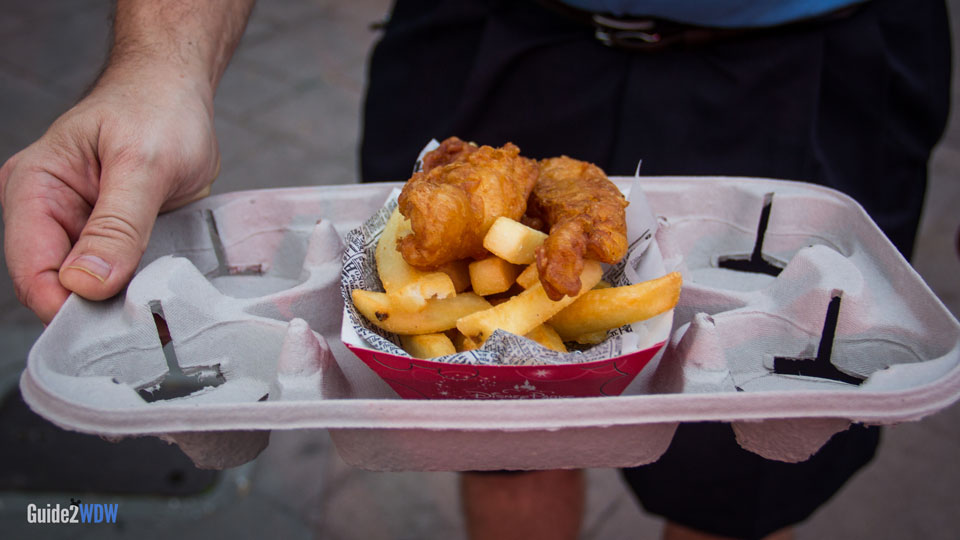 Fish and Chips - Yorkshire County Fish Shop - Epcot Dining - Disney World