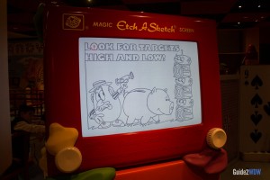 Etch a Sketch - Toy Story Midway Mania - Hollywood Studios Attraction