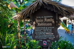 Swiss Family Robinson Treehouse - Sign - Magic Kingdom Attraction
