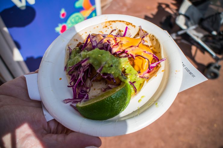 Shrimp Taco - Mexico - Epcot Food and Wine Festival