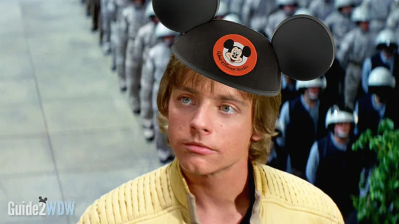 Mark Hamill with Mickey Ears