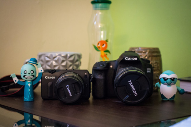 Canon EOSM and Canon 60D Comparison