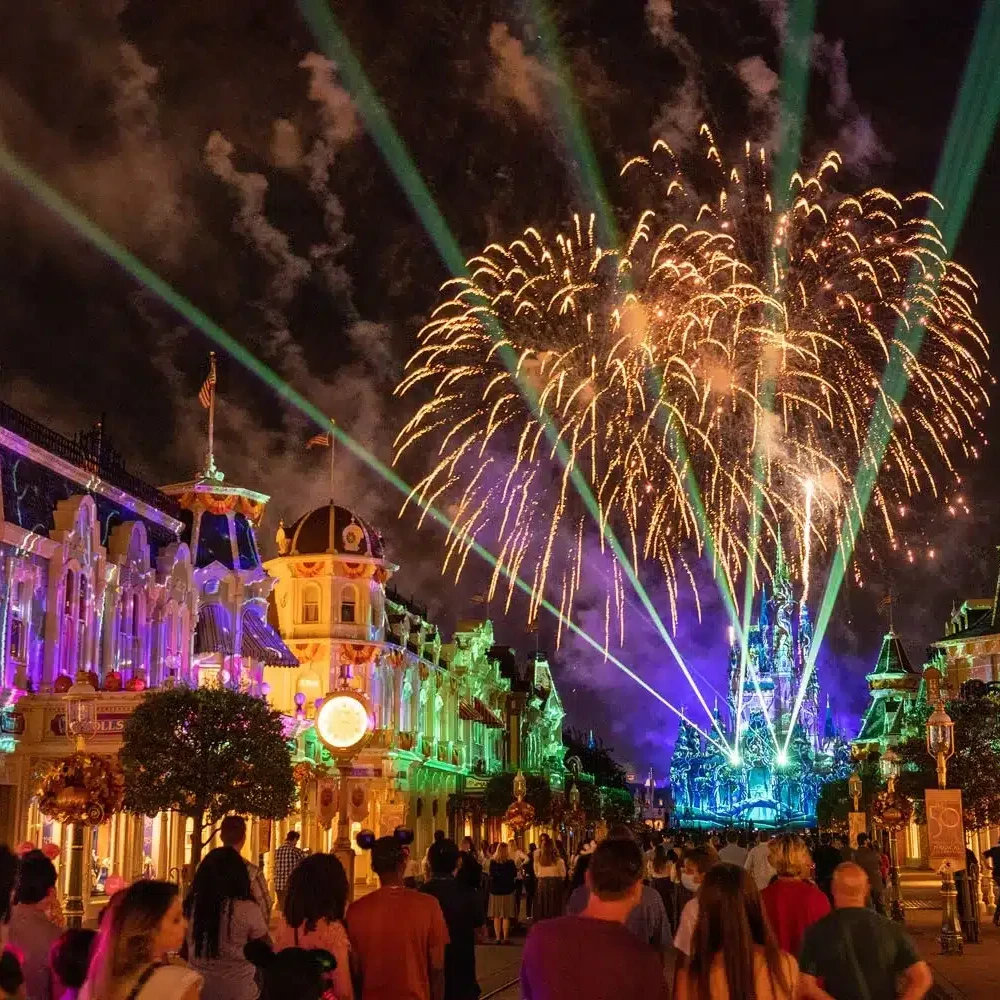 Main Street Fireworks - Best Magic Kingdom Fireworks Viewing Spots