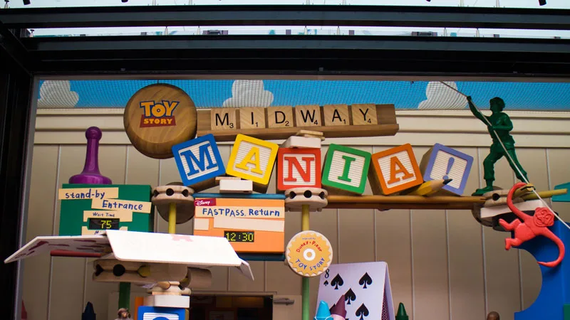 Toy Story Midway Mania - Disney World Attraction