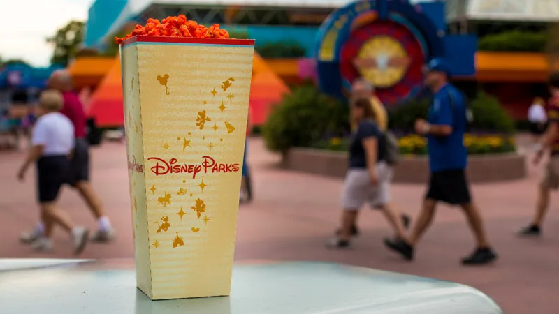 Buffalo Bleu Cheese Popcorn - Epcot Imagination Popcorn Stand - Disney World Snack