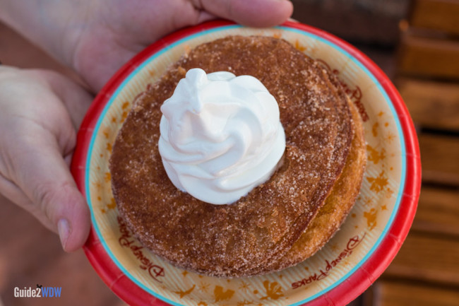 Epcot Croissant Donut with Ice Cream - Disney World Dining