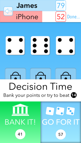 One More Roll - A fun quick game for iPhone