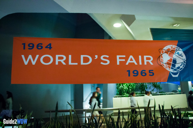 1964 World's Fair Banner - Disneyland Tomorrowland Preview