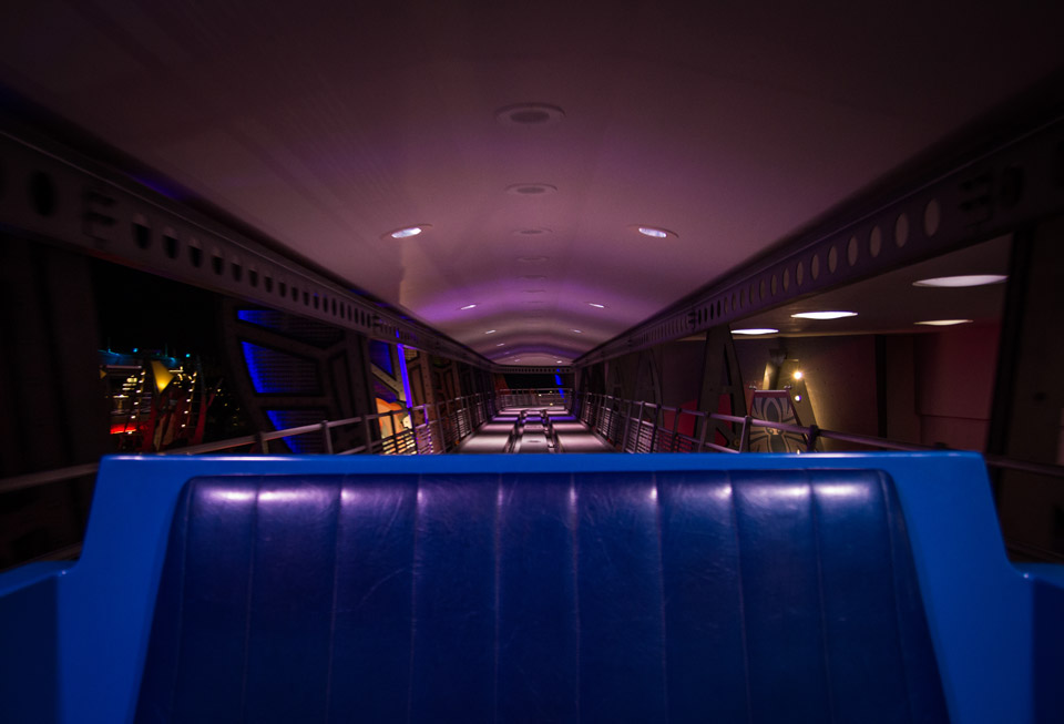 PeopleMover - Magic Kingdom Attraction at Night