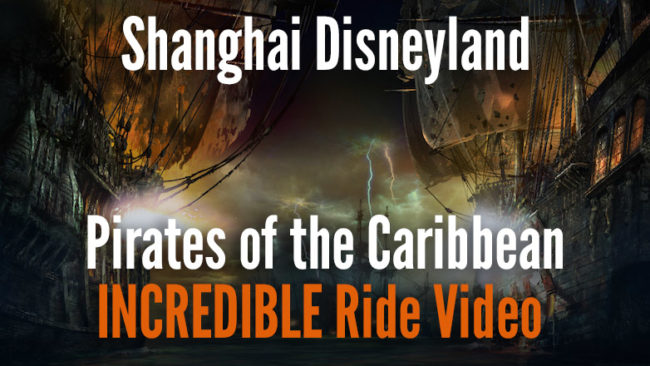 Shanghai Disneyland Pirates Video