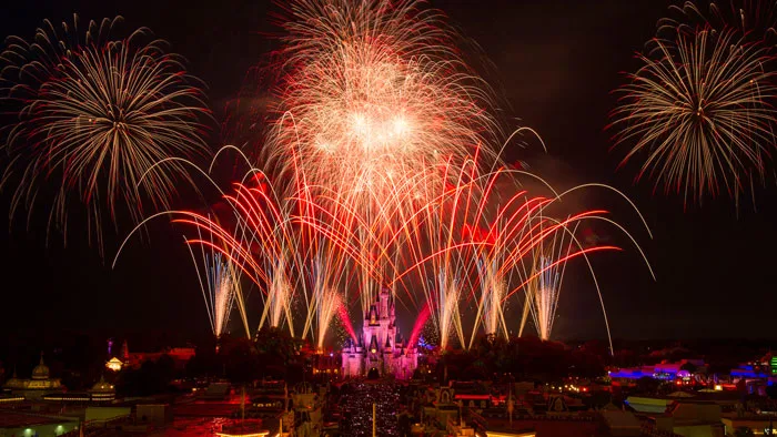 Disney World Fireworks - July 4th Celebration