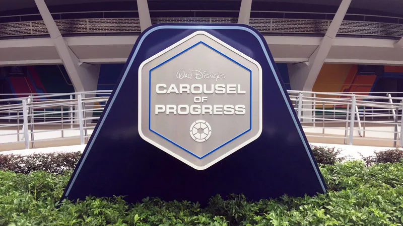 Carousel of Progress - New Sign