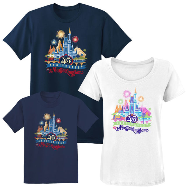 Disney World 45th Anniversary Merchandise -Shirts 2