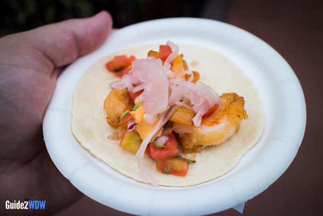 Shrimp Taco - Mexico - Epcot Food and Wine Festival