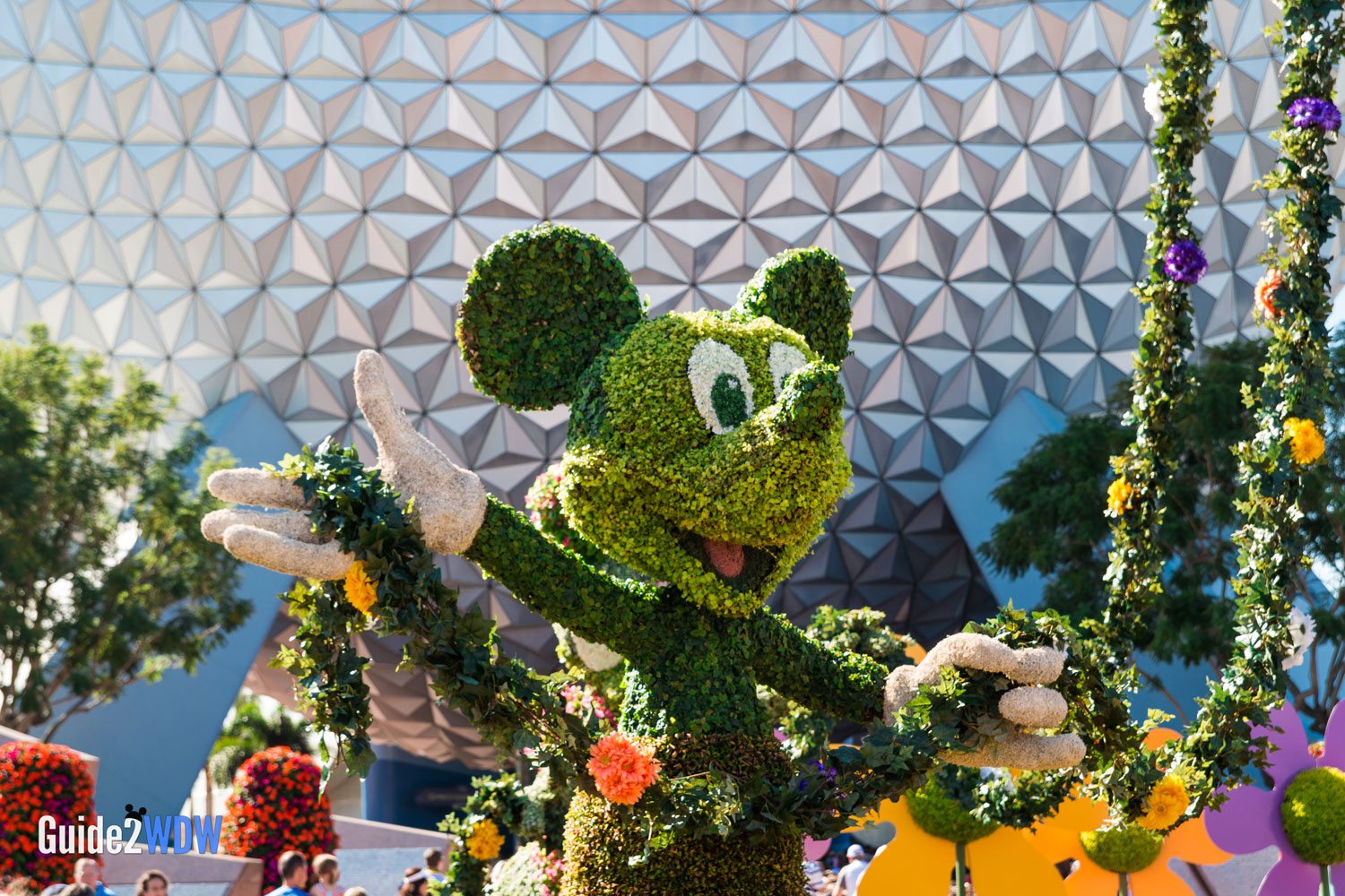 Mickey Mouse - Closeup - Topiaries at the Epcot Flower and Garden Festival