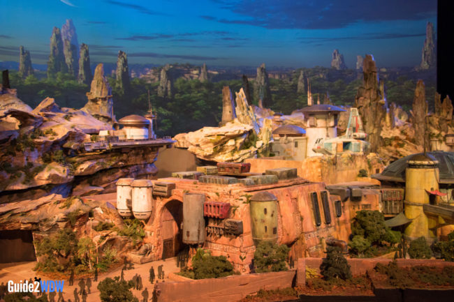 City Entrance - Star Wars: Galaxy's Edge Model - Disneyland and Disney World