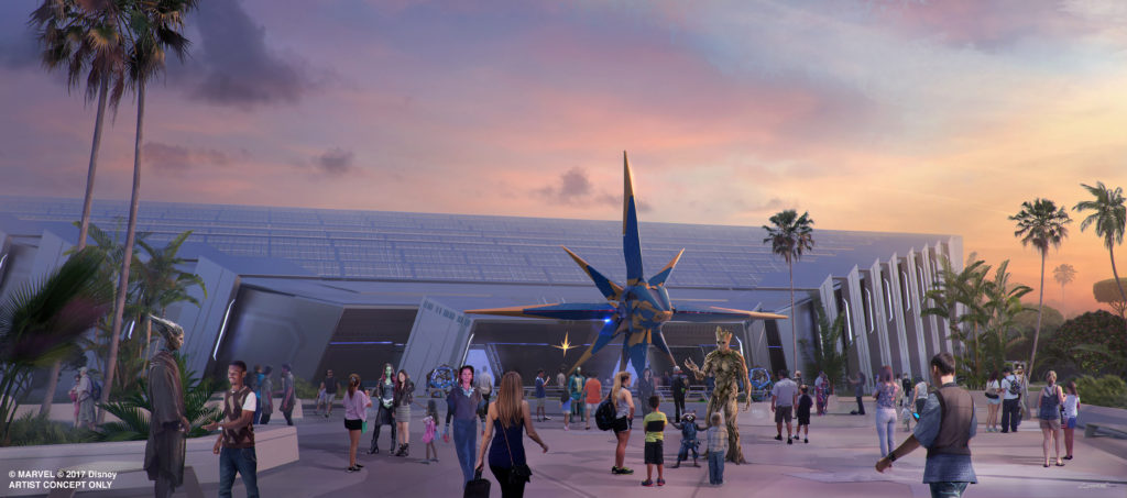 Guardians of the Galaxy Epcot Concept Art