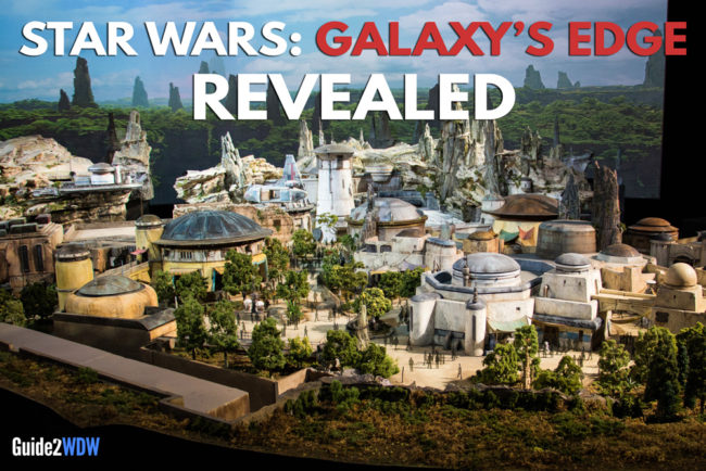 Model and Details Revealed - Star Wars: Galaxy's Edge Model - Disneyland and Disney World