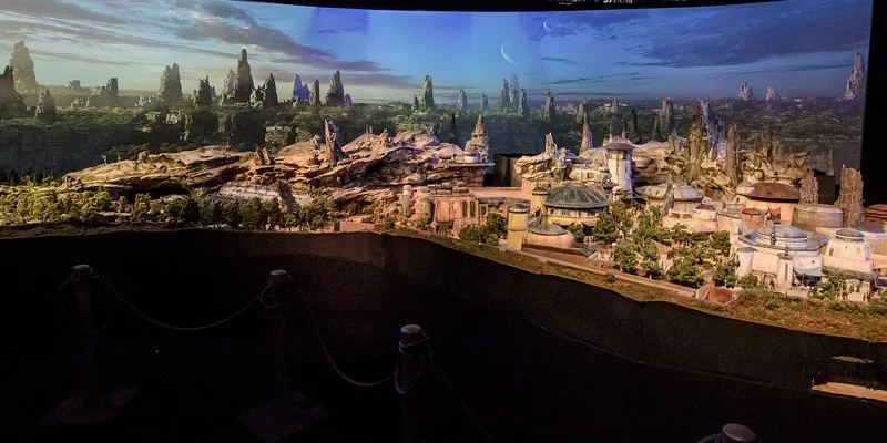 Star Wars Land Model - D23 2017