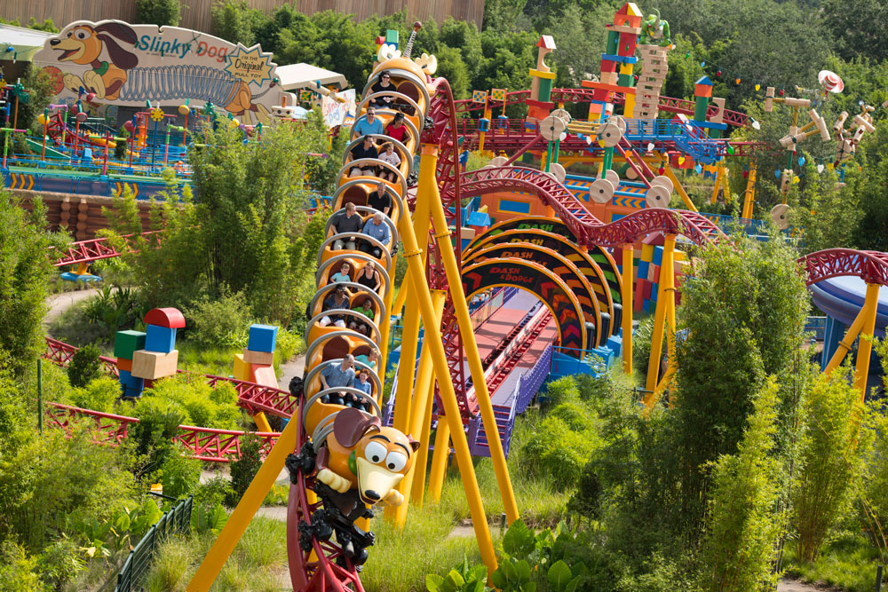 Slinky Dog Dash - Disney World Roller Coaster