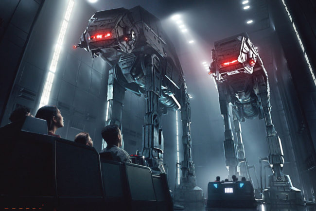 Star Wars Galaxy's Edge - Rise of the Resistance - AT-ATs
