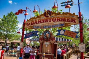 Barnstormer Entrance - Magic Kingdom Roller Coaster