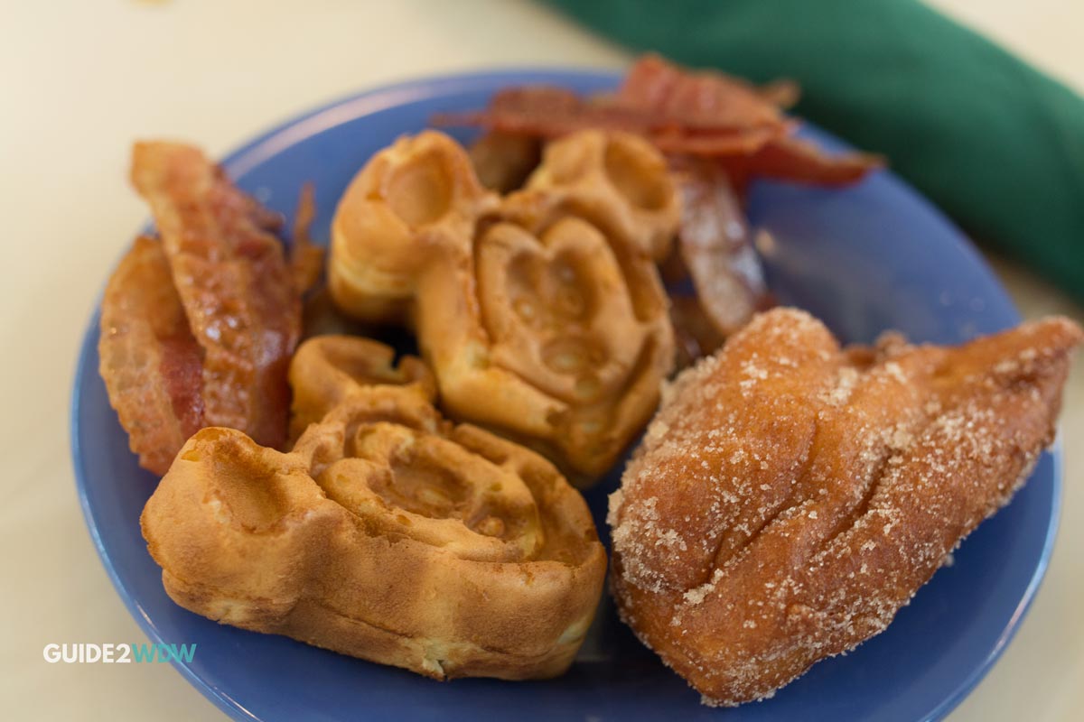 Mickey Waffle - Breakfast at Disney World