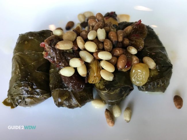 Rice Stuffed Grape Leaves - Spice Road Table - Epcot Dining