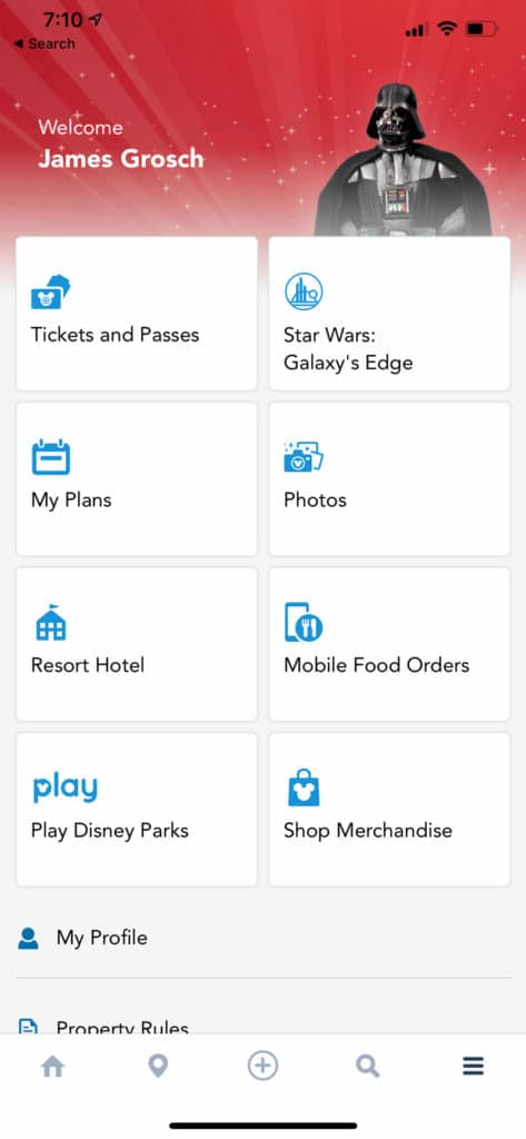 Disney World App
