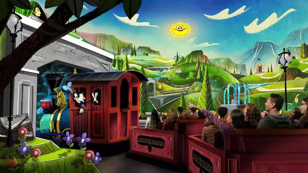 Mickey and Minnie's Runaway Railway - Hollywood Studios Attraction