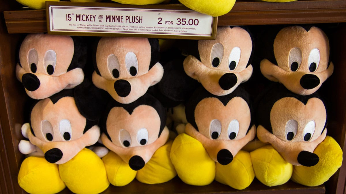 Mickey Mouse Plush Toys - Disney World Souvenirs