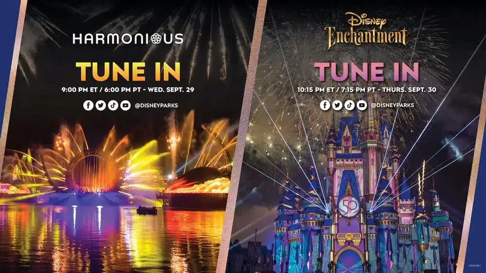 Disney World - Harmonious & Enchantment - Livestreams WDW