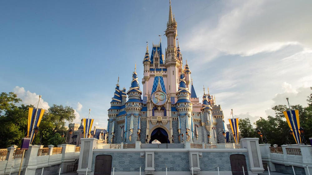 Magic Kingdom - 50th Anniversary Castle Decor
