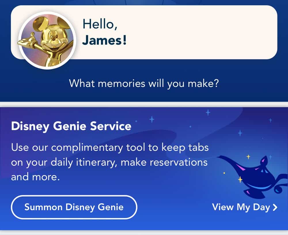 Summon Disney Genie - Disney World App