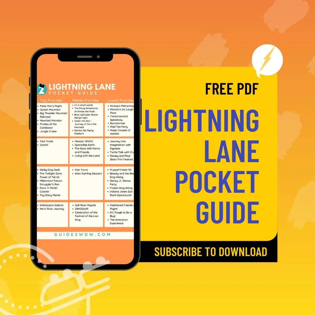 Free Lightning Lane Pocket Guide PDF