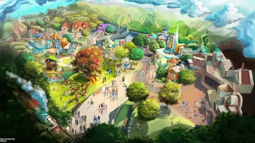 Mickey’s Toontown 2023 Reimagining - Disneyland Concept Art