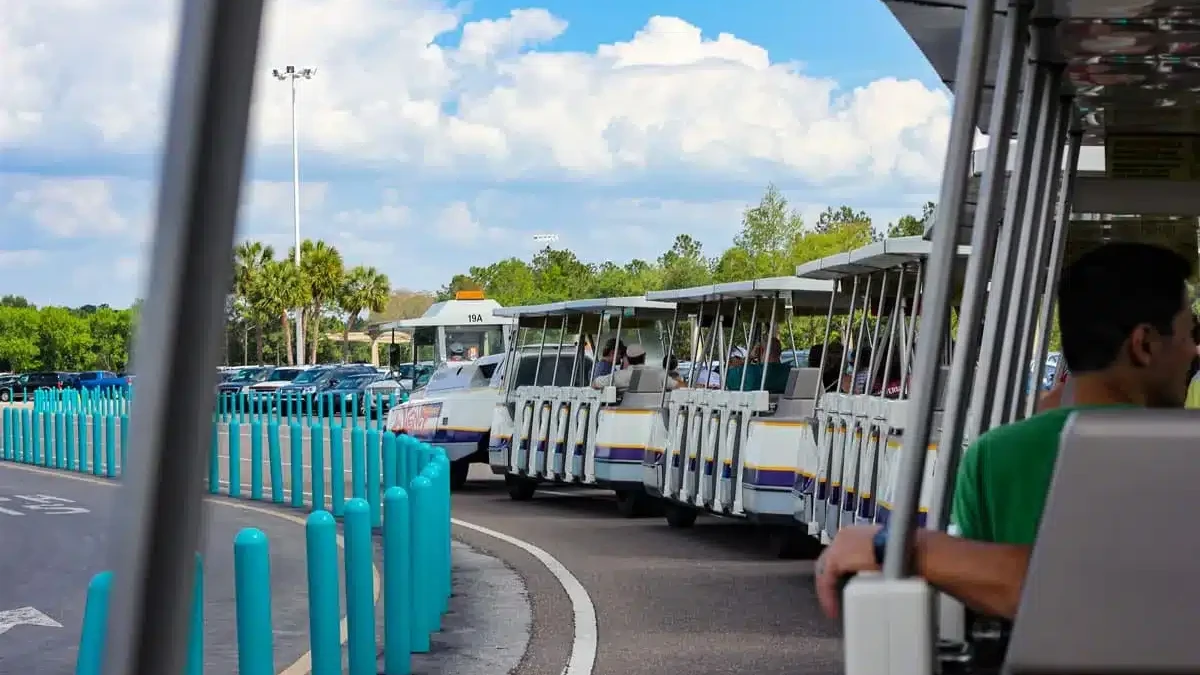 Parking Tram at Disney World