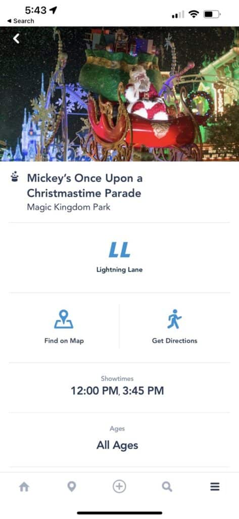 Mickey’s Once Upon a Christmastime Parade - Lightning Lane