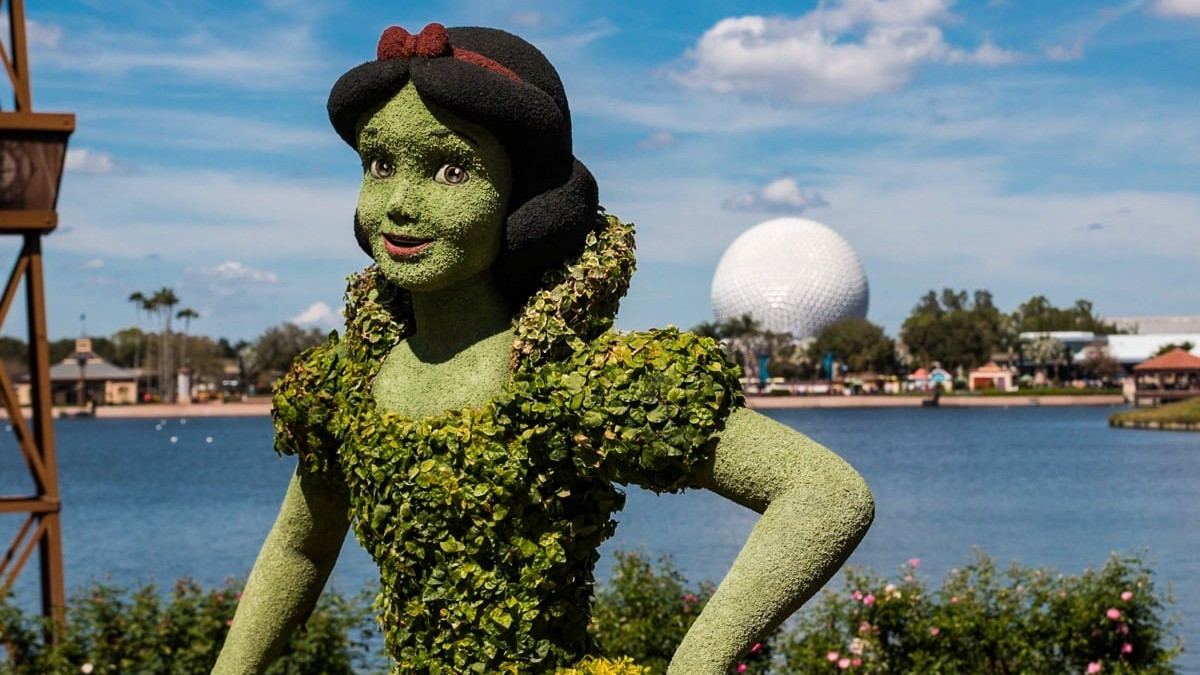 Snow White Topiary - EPCOT Flower and Garden Festival - Disney World Events - Guide2WDW