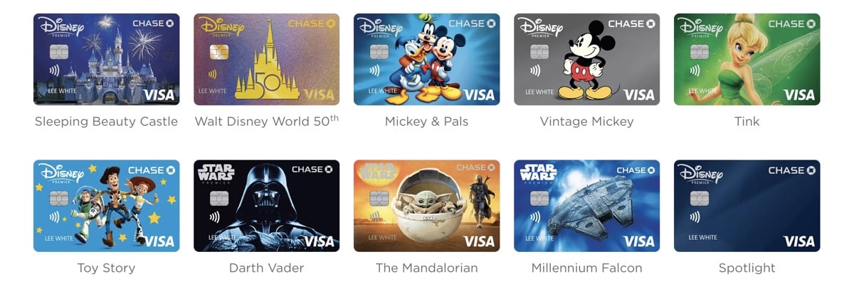 Disney Visa Credit Card Designs