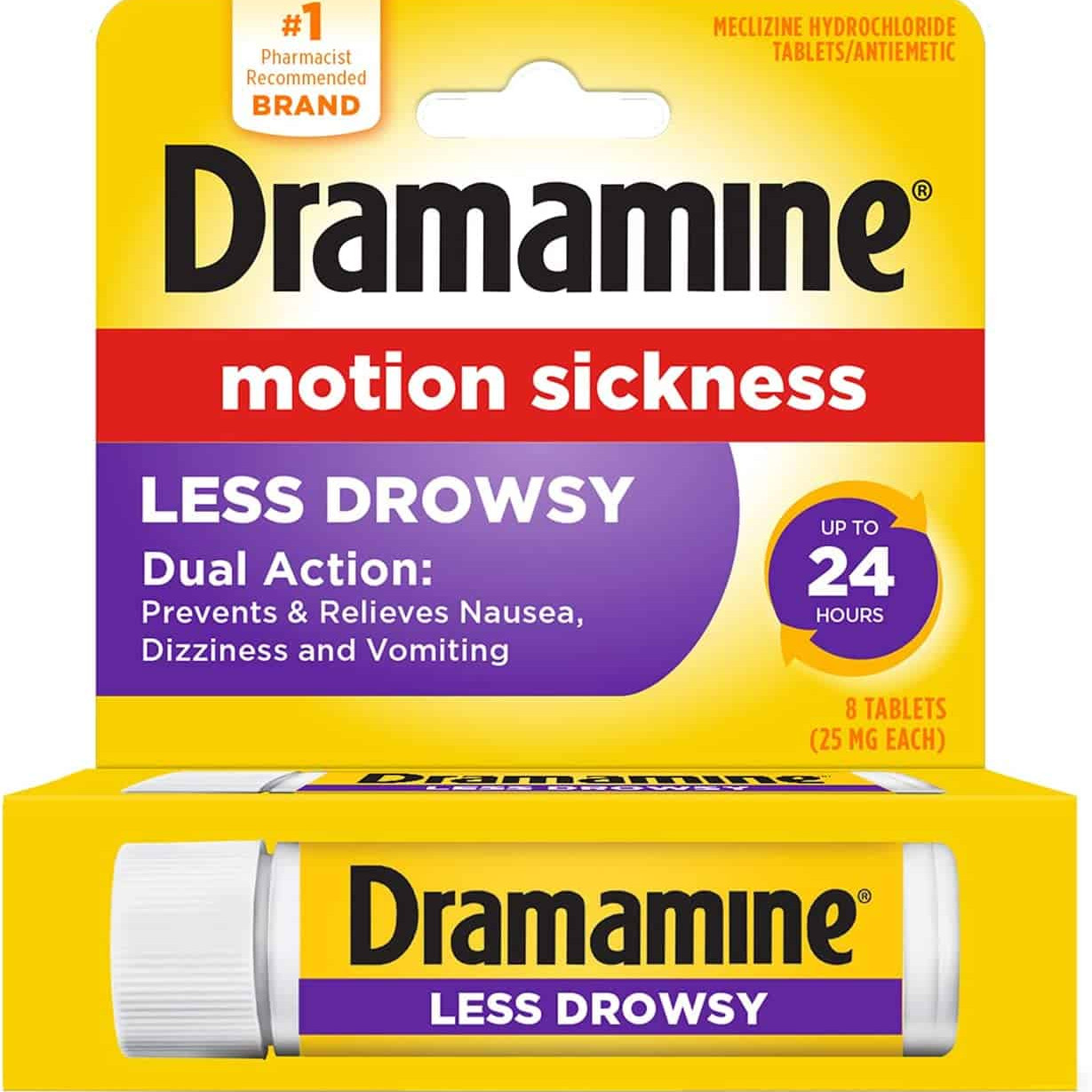 Dramamine - Less Drowsy Motion Sickness Relief