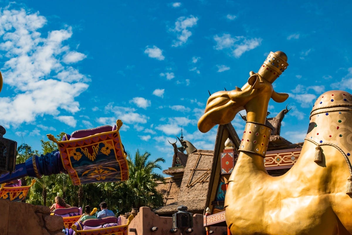 Magic Carpets of Aladdin - Magic Kingdom Motion Sickness Guide