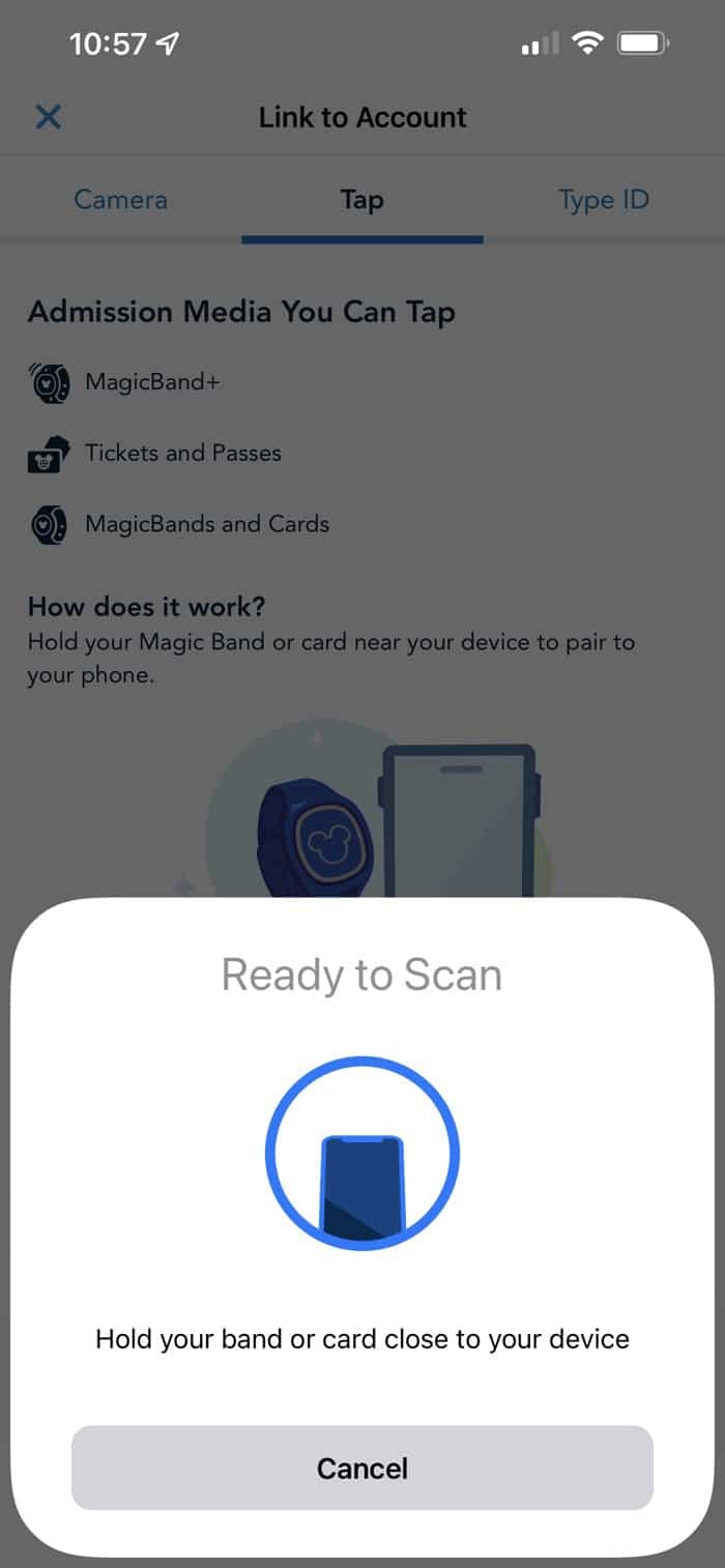 MagicBand Plus - Ready to Scan