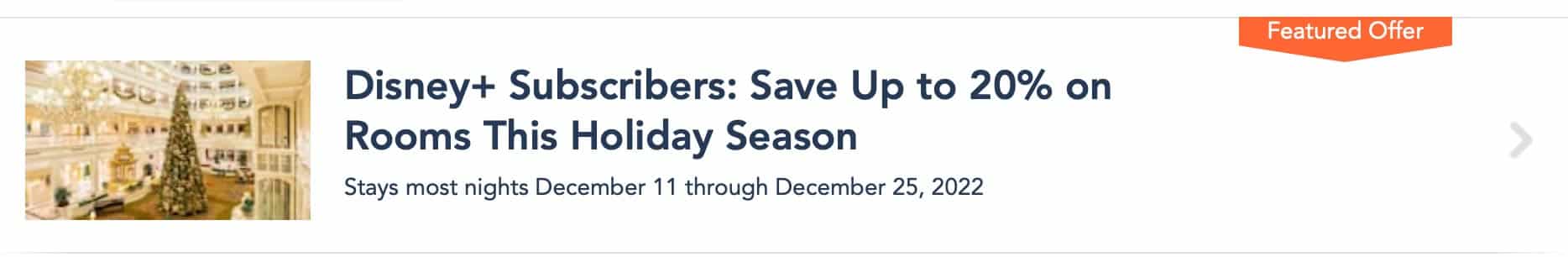 Save Up to 20% Graphic - Disney Plus Day Discount - WDW Resorts