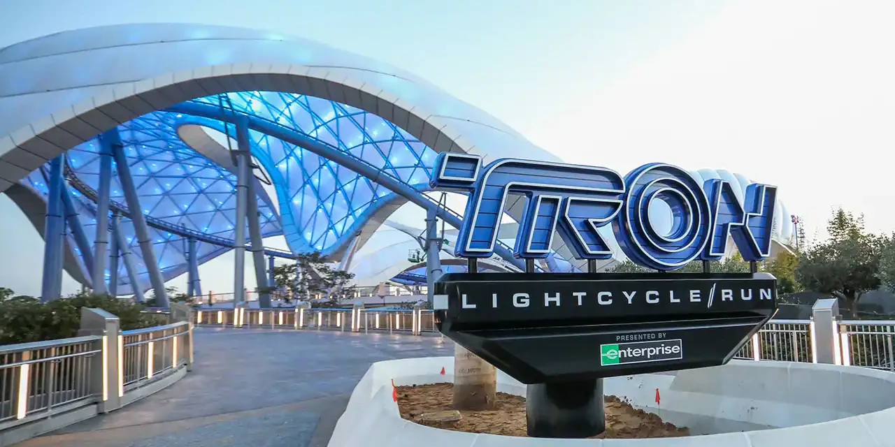 Tron Lightcycle / Run - Roller Coaster at Disney World
