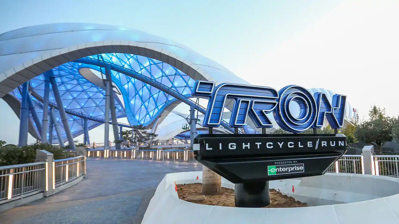 Tron Lightcycle / Run - Roller Coaster at Disney World