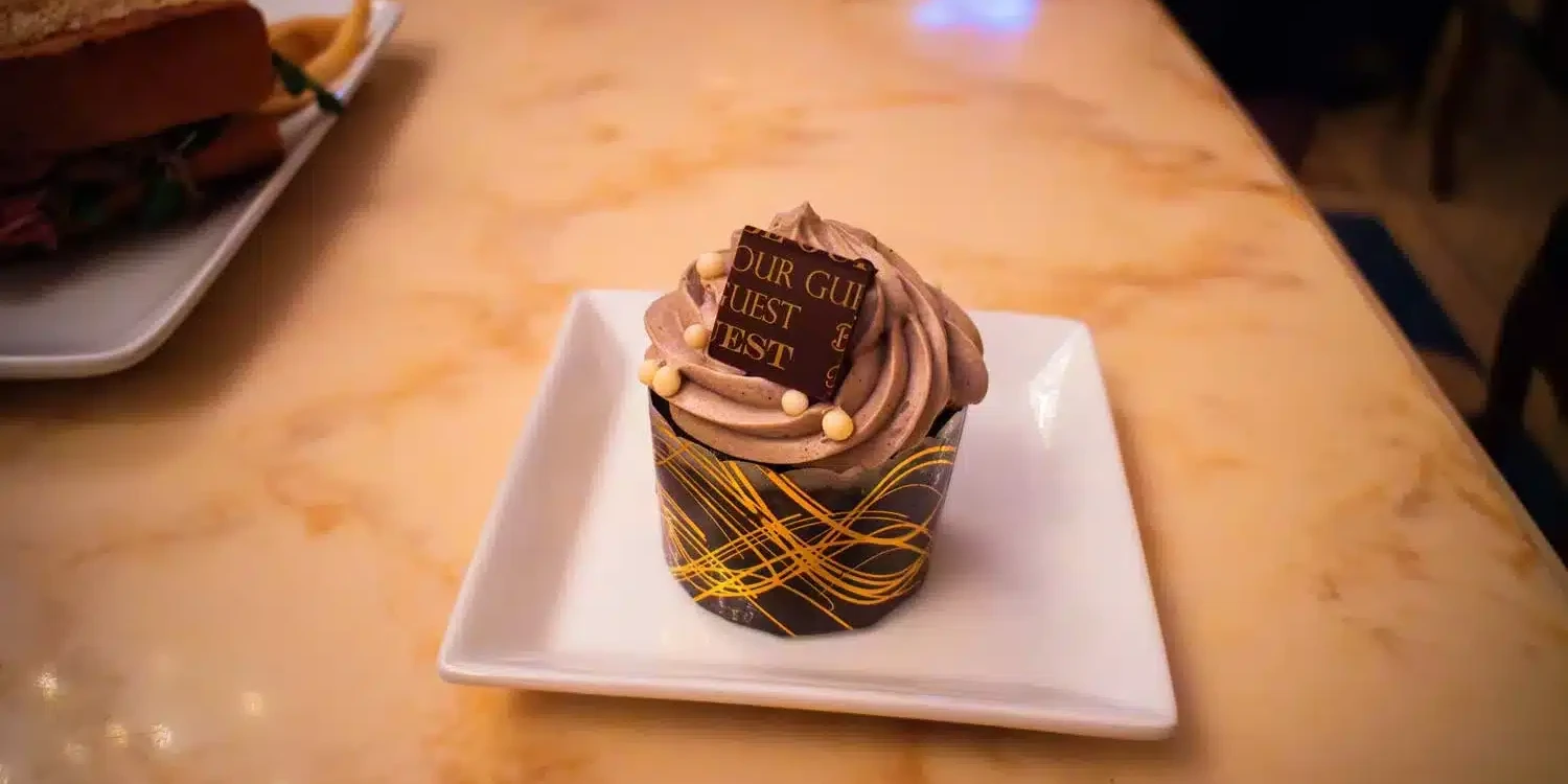 Be Our Guest - The Grey Stuff Cupcake - Disney World Dining