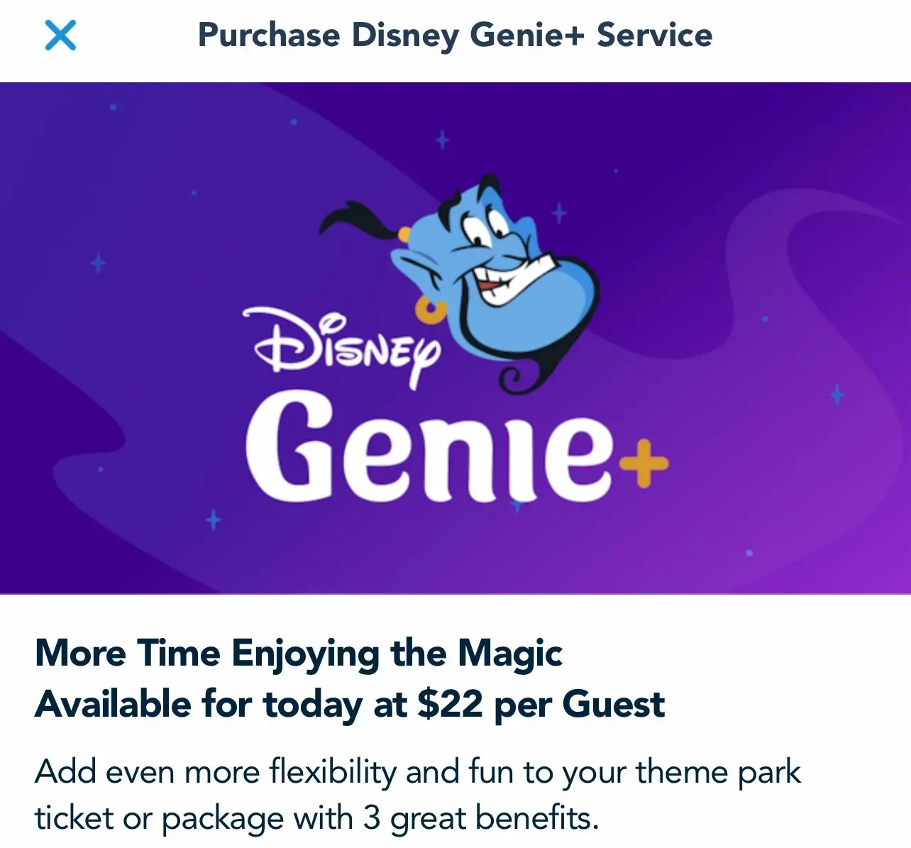 Genie Lightning Lane Price - Disney World