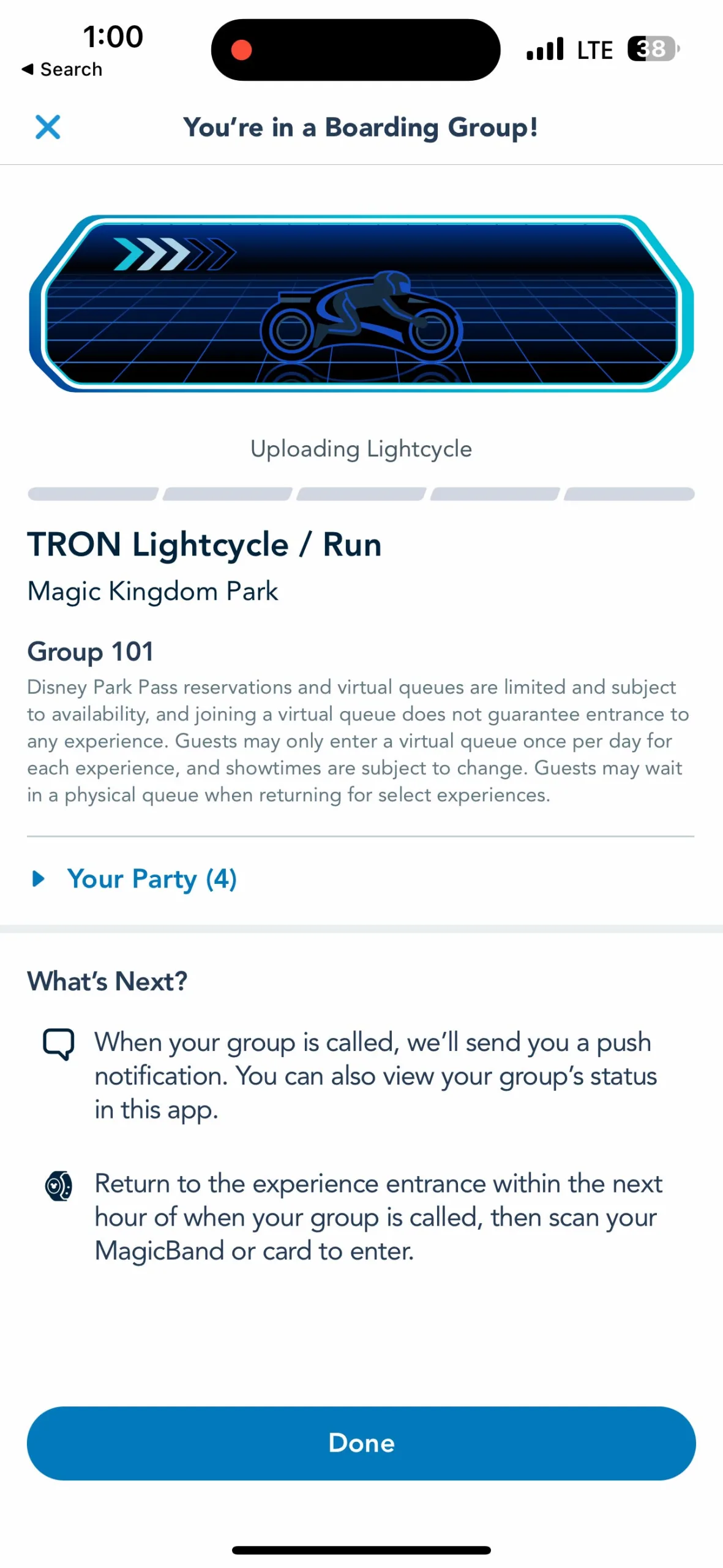 Best Way to Join a Boarding Group - Tron Lightcycle Run